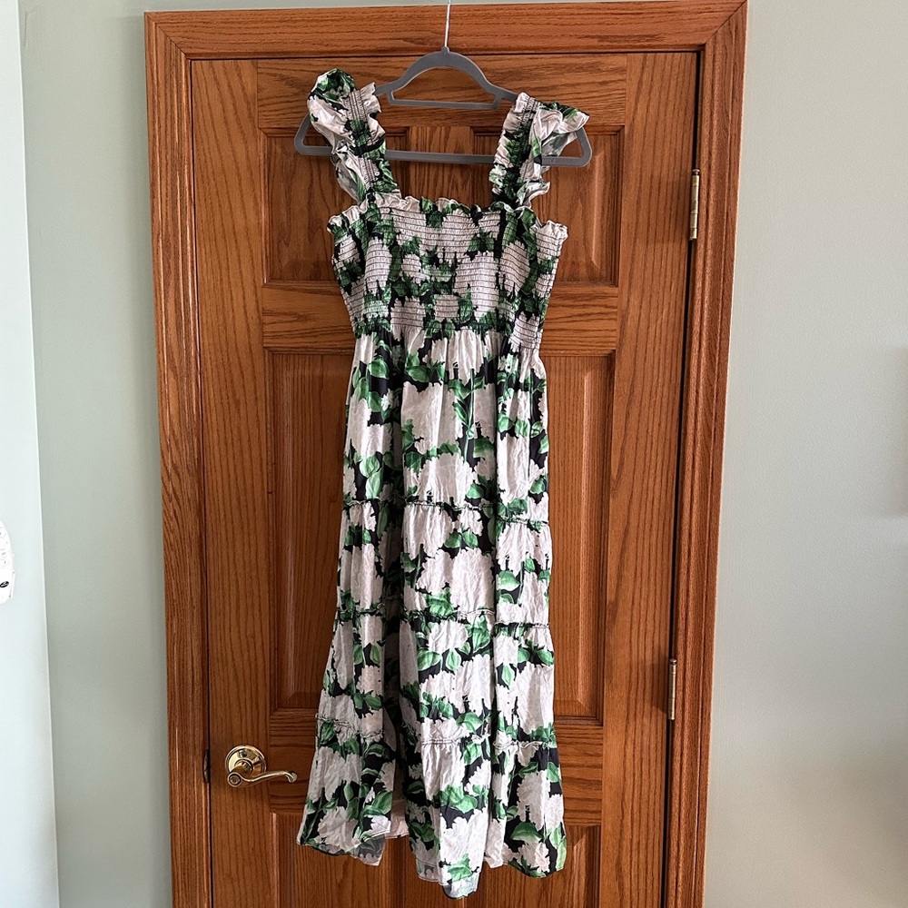 Hill House Ellie Nap Dress Night Bloom Cotton XL